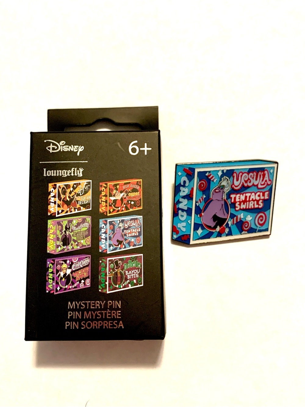 Loungefly Disney Villains Candy Box-Ursula Tentacle Swirls Enamel Pin